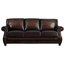 Luke Hand-Antiqued Leather Sofa