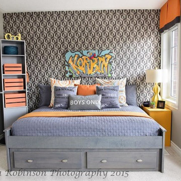 Skatepark Themed Boy's Room
