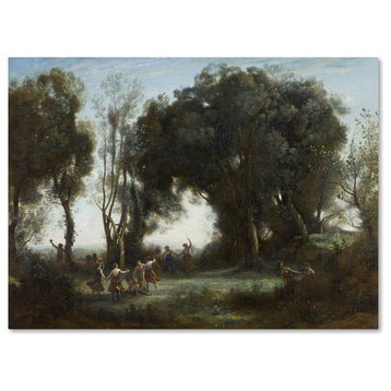 Camille Corot 'The Dance Of The Nymphs' Canvas Art, 32 x 24