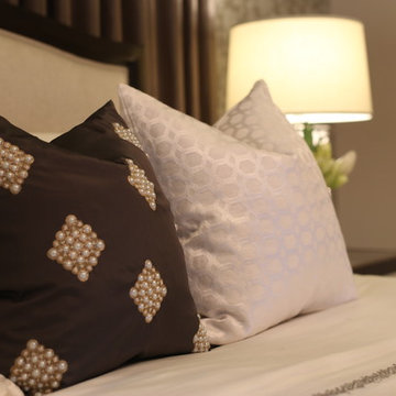 Hotel Suite inspired Master Bedroom- Rose T. Bien-Aime