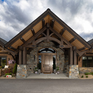 Luxury Timber Frame Residence in Montana
