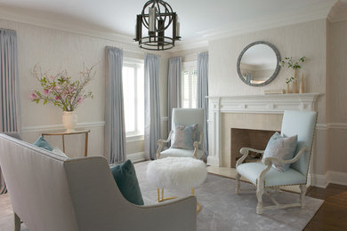 Family room - traditional family room idea in New York