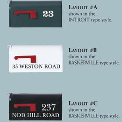 Lettering Styles - Mailboxes