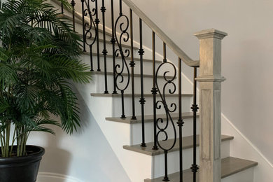 Two Tone Stair Case Finish