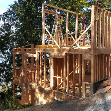 Custom Waterfront Cabin - before