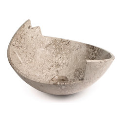 D'Vontz Niao Stone Vessel in Coral Stone - Products