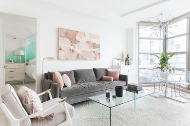 Example of a living room design in New York