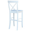 International Concepts X-back 30" Bar Stool in White