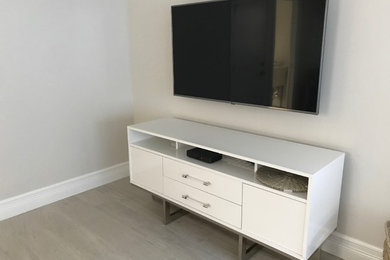 Inspiration for a contemporary bedroom remodel in Miami