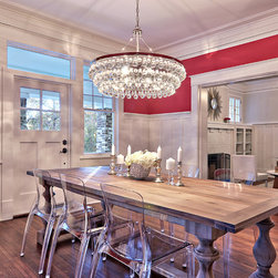 Robert Abbey Bling 6 Light Large Chandelier in Polished Nickel with Clear Drop C - Products