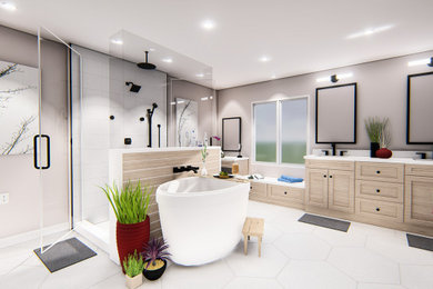 (3D Design) - Master Bath Design III