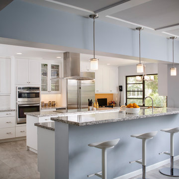 Coral Gables White Kitchen & Bath