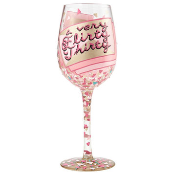 "30th Birthday" Wine Glass