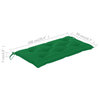vidaXL Bench Cushion Outdoor Water Repellent Bench Cushion Green Oxford Fabric
