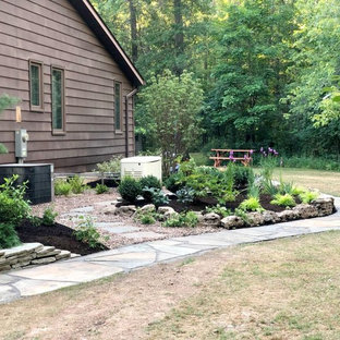 Front Yard Driveway Side Landscape After Ideas & Photos | Houzz