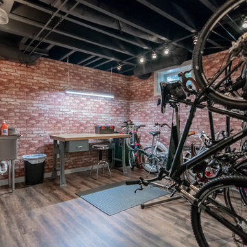 Maple Basement Remodel + Home Gym--Medfield, Massachusetts