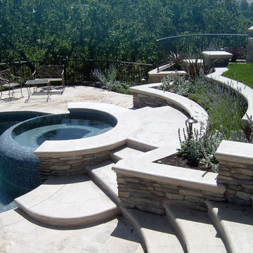 Contemporary French Country Hillside