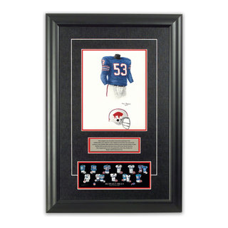 NFL Buffalo Bills 1965 uniform original art – Heritage Sports Art