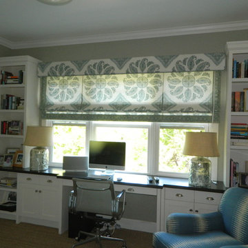 Roman Shade with Valance