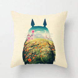 Totoro "Play Outside" Pillow - Decorative Pillows