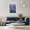 La Pastiche Lilac Irises with Gallery White, 28" x 40"