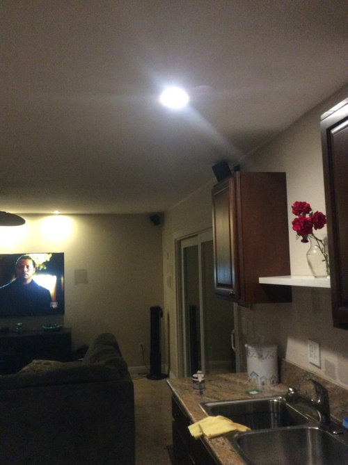 Paint and recessed lighting