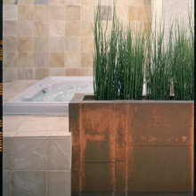 copper planter