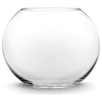 CYS Excel - CYS Glass Bubble Bowl Vase, Fish Bowl Aquarium/Terrarium, 14" Diameter, 1 Piece - Height: 11", Opening: 7.8", Body Width: 14", Thickness: 4/16 to 5/16"