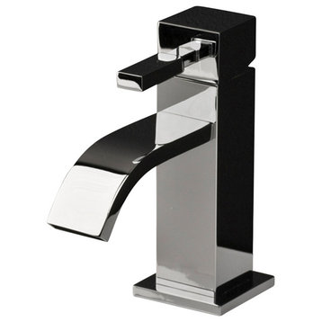 Lacava Kubista Collection Deck-Mount Single-Hole Faucet, Polished Chrome