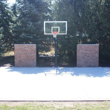 Robert F's Pro Dunk Platinum Basketball System on a 32x32 in Chesterfield, NJ