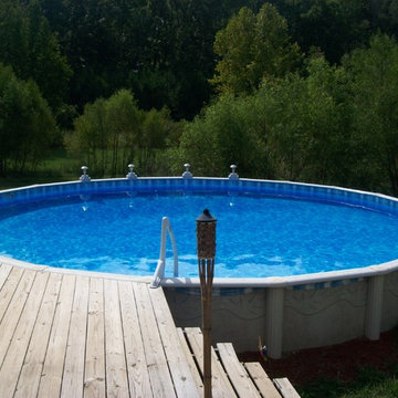Aboveground Pools Installed by Brown's Pools & Spas