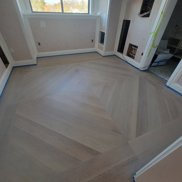 White Oak flooring ith Rubio Precolor and 2C finish