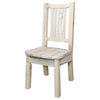Homestead Collection Side Chair, Clear Lacquer Finish With Ergonomic Wooden Seat