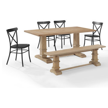 Joanna 6Pc Dining Set WithCamille Chairs