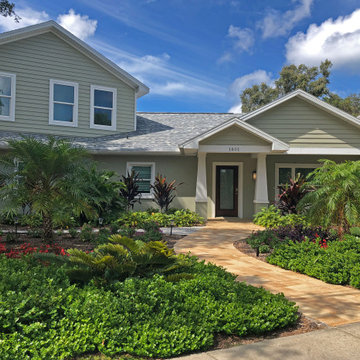 Extra large lot, reborn after a fire