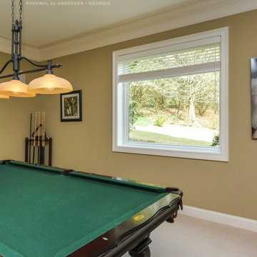 Great Pool Table Room with New Picture Window - Renewal by Andersen Georgia