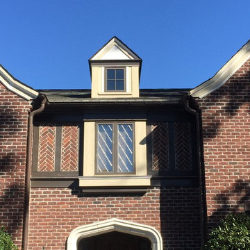 Englewood NJ Tudor replacement project- Boral trim and Hardie stucco board.
