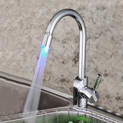 Water Power LED Kitchen Sink Tap T1772F - Kitchen Faucets