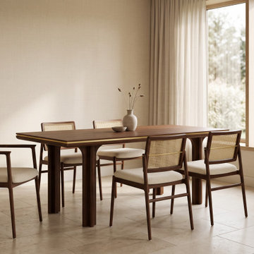 Luxury Solid Wood Dining Room Collection (Teak & Mahogany)