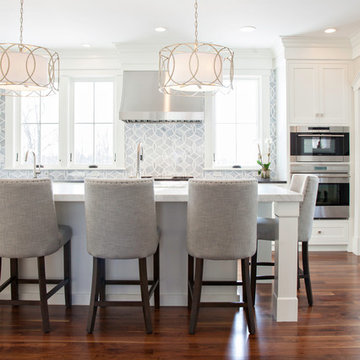 Walnut and White