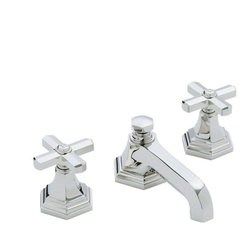 Kallista Chrome For Town by Michael S Smith Basin Set, Cross Handles - Bathroom Faucets And Showerheads