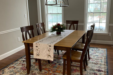Dining room photo in Boston