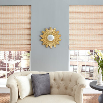 Hobbled Roman Shades