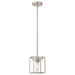 Designers Fountain - Designers Fountain 88430-SP Uptown - One Light Mini Pendant - Shade Included: TRUE  Warranty: 1 YearUptown One Light Mini Pendant Satin Platinum *UL Approved: YES *Energy Star Qualified: n/a  *ADA Certified: n/a  *Number of Lights: Lamp: 1-*Wattage:60w Medium Base bulb(s) *Bulb Included:No *Bulb Type:Medium Base *Finish Type:Satin Platinum