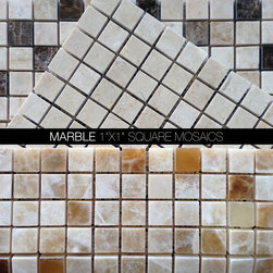 Marble 1x1 Square Mosaic - Tile