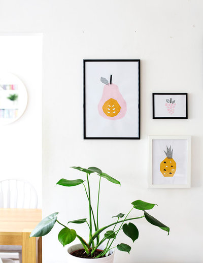 Scandinavian Entrance by The Lovely Drawer