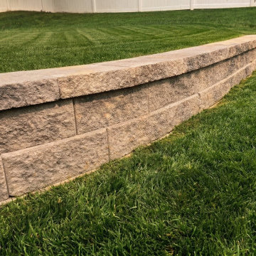 Stacked Stone Retaining Wall Loudonville Loudonville, NY