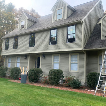 Marvin Windows, Provia Doors, Sherwin Williams Exterior Painting in Norfolk, MA