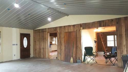 T Corrugated Tin Ceilings, Corrugated Tin Interior Walls