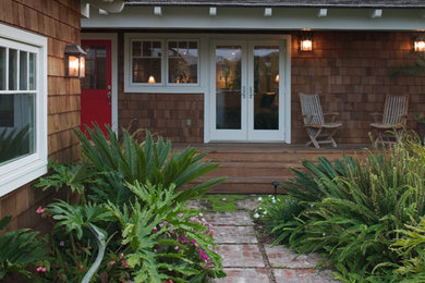 Island style entryway photo in San Diego